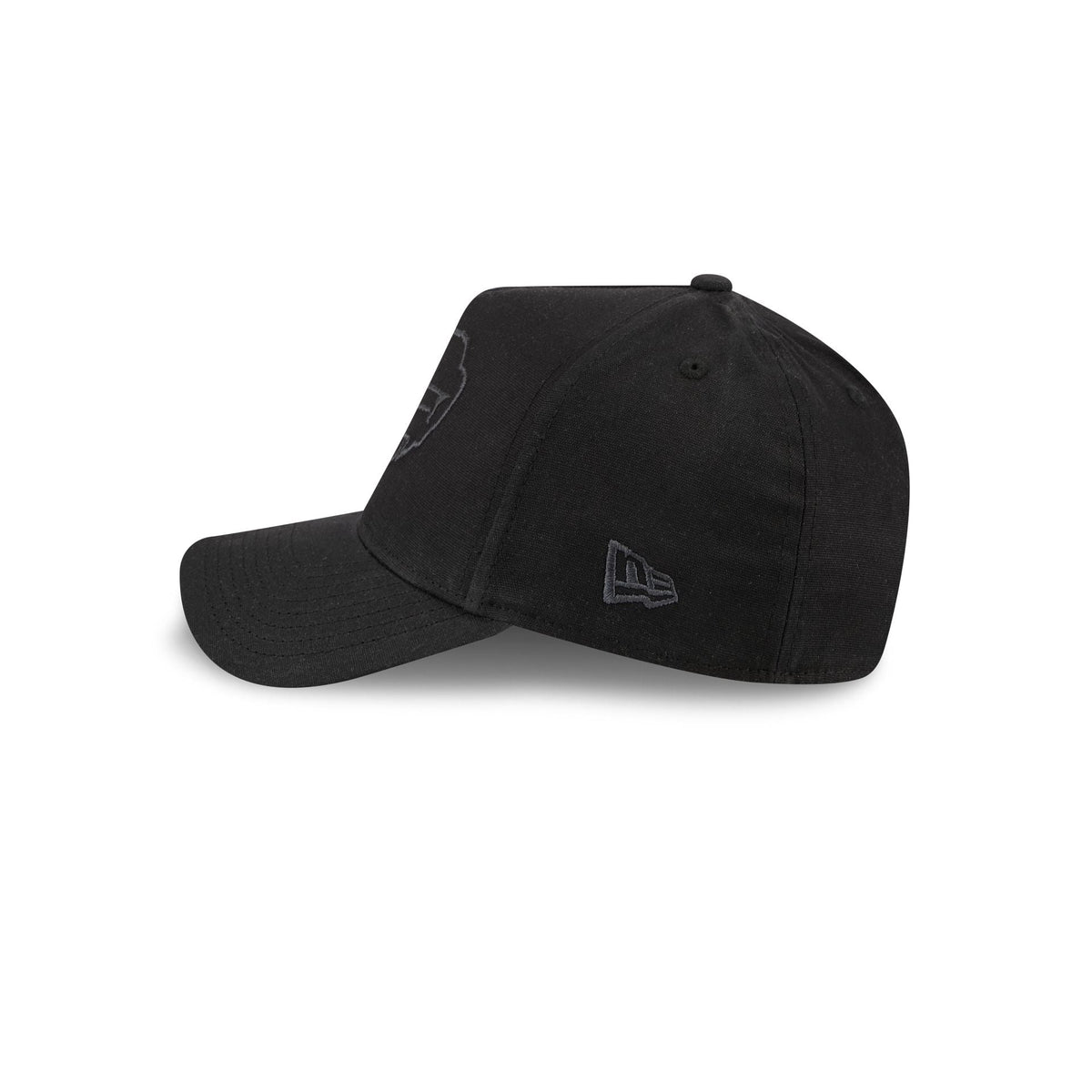Buffalo Bills Waxed Canvas Black 59FORTY A-Frame Fitted Hat