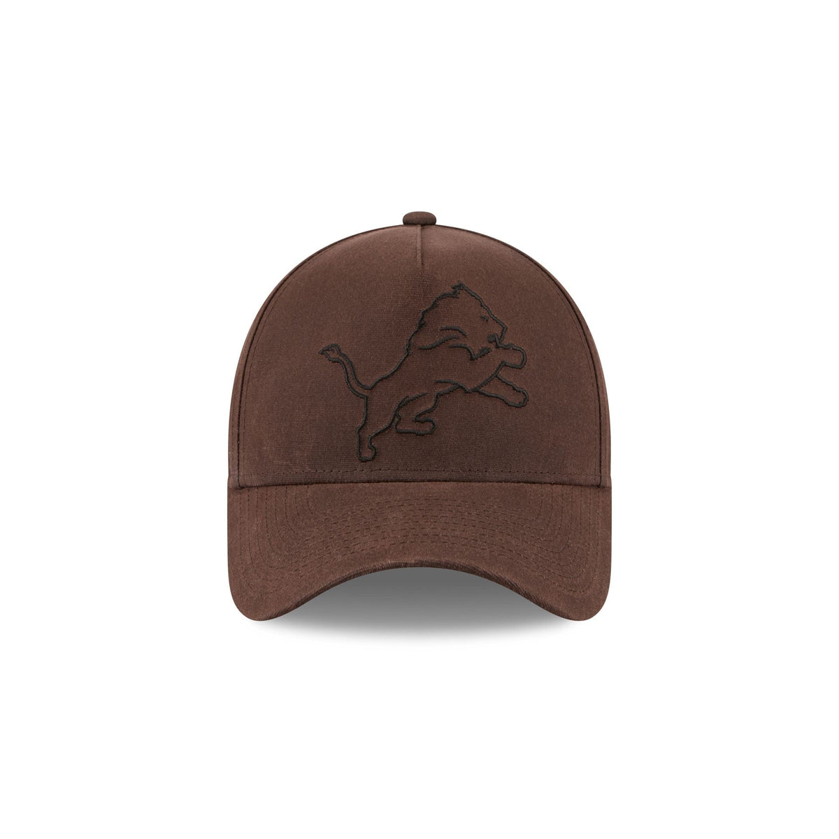 Detroit Lions Waxed Canvas Brown 59FORTY A-Frame Fitted Hat