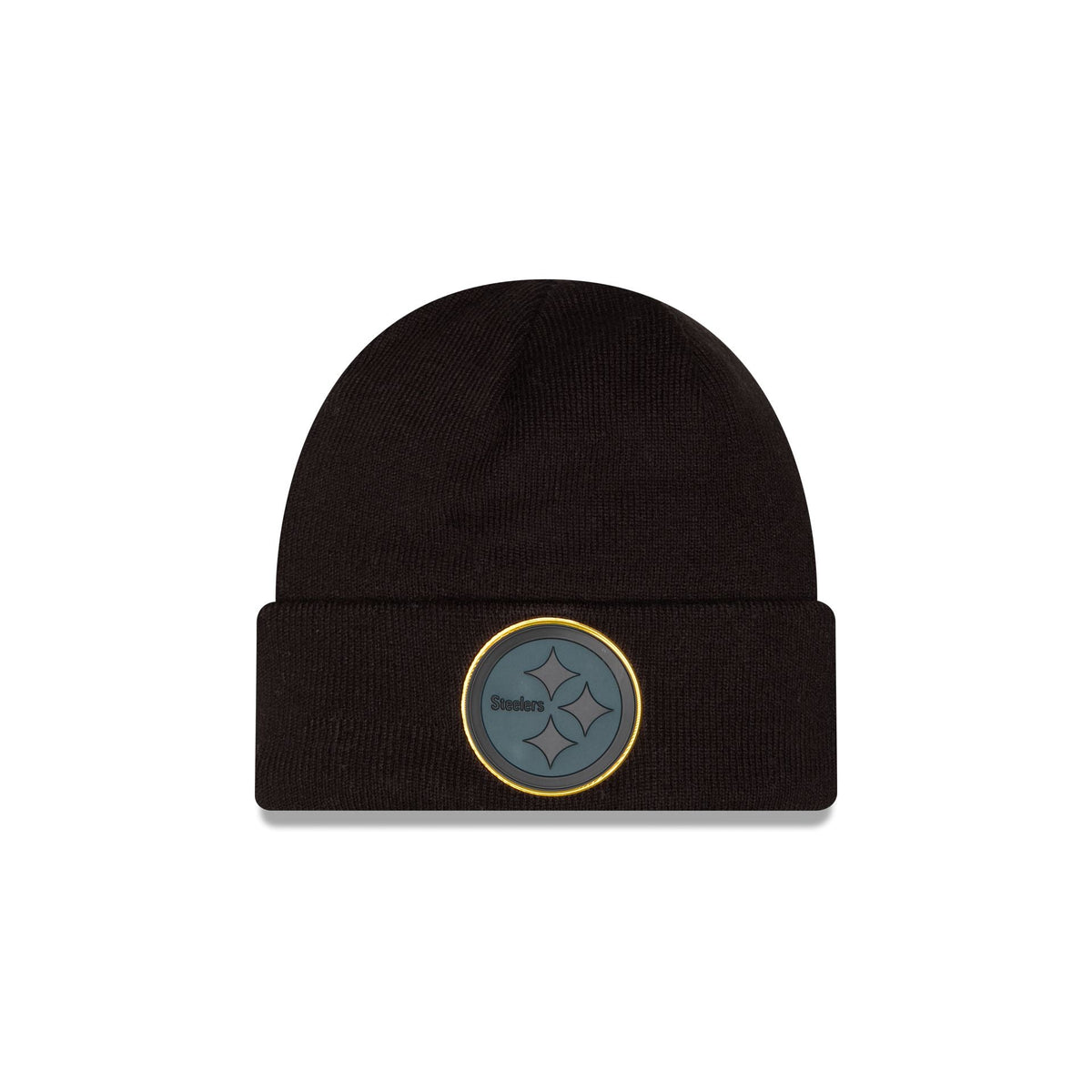 Pittsburgh Steelers All Black Beanie Hat