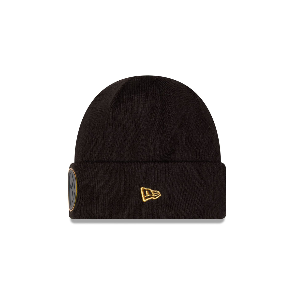 Pittsburgh Steelers All Black Beanie Hat