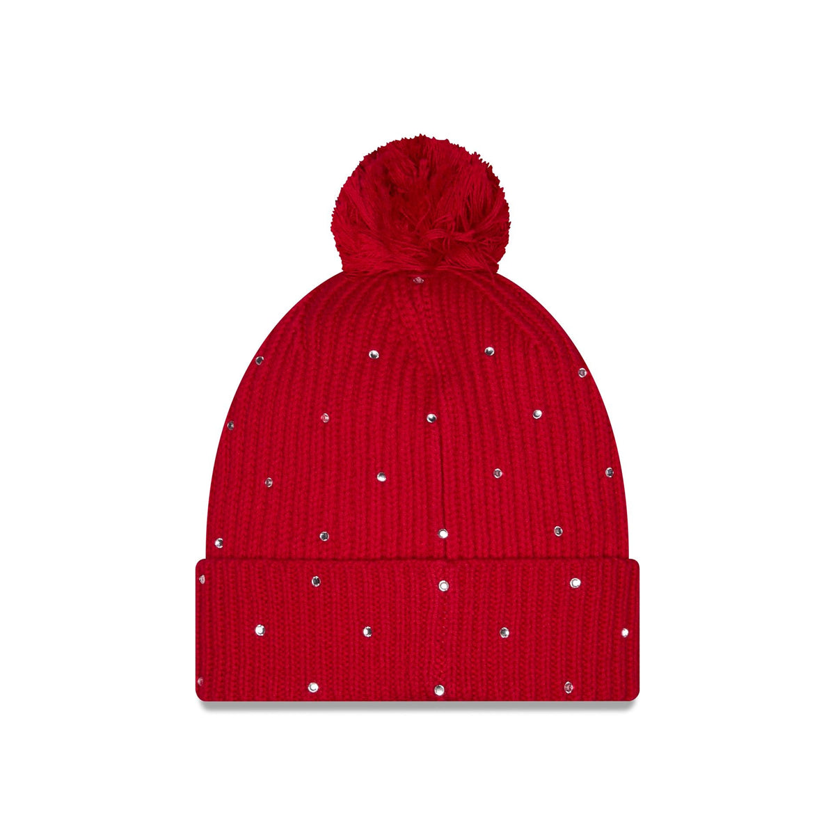 San Francisco 49ers Women's Rhinestone Pom Knit Hat