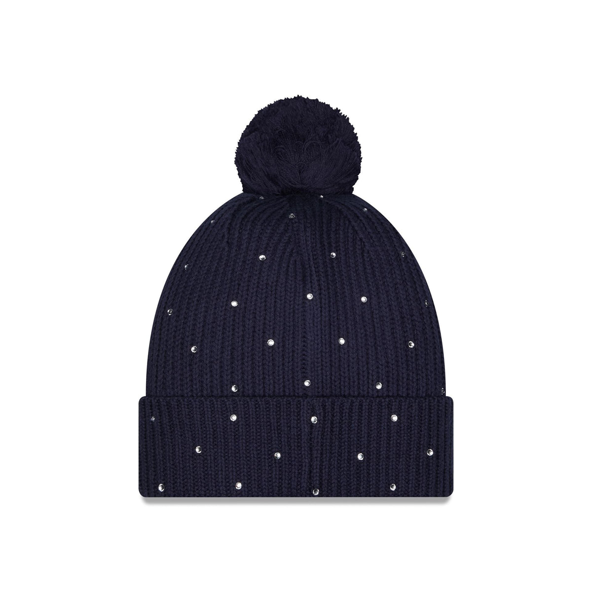 Dallas Cowboys Women's Rhinestone Pom Knit Hat