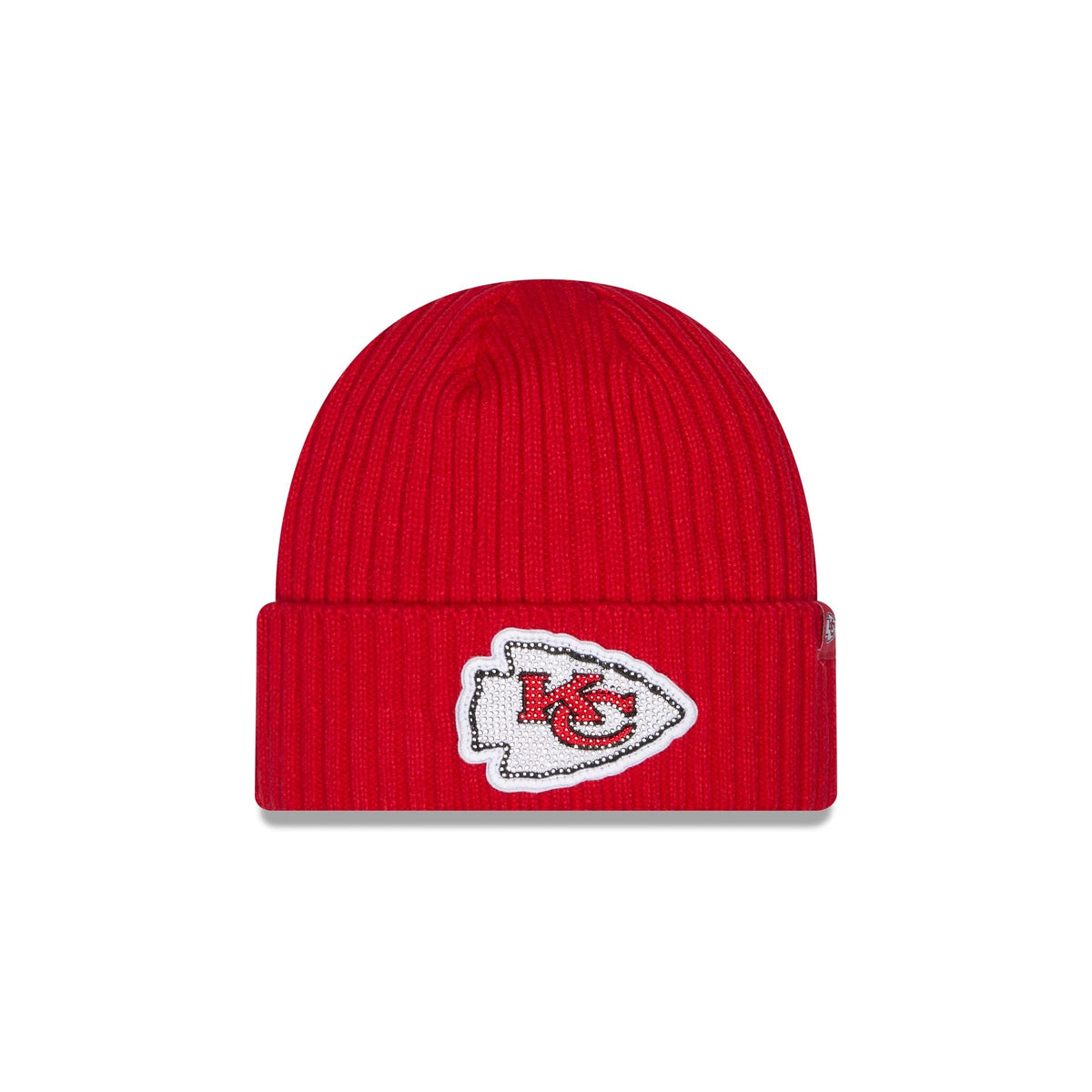 Kansas City Chiefs Rhinestone Badge Beanie Hat