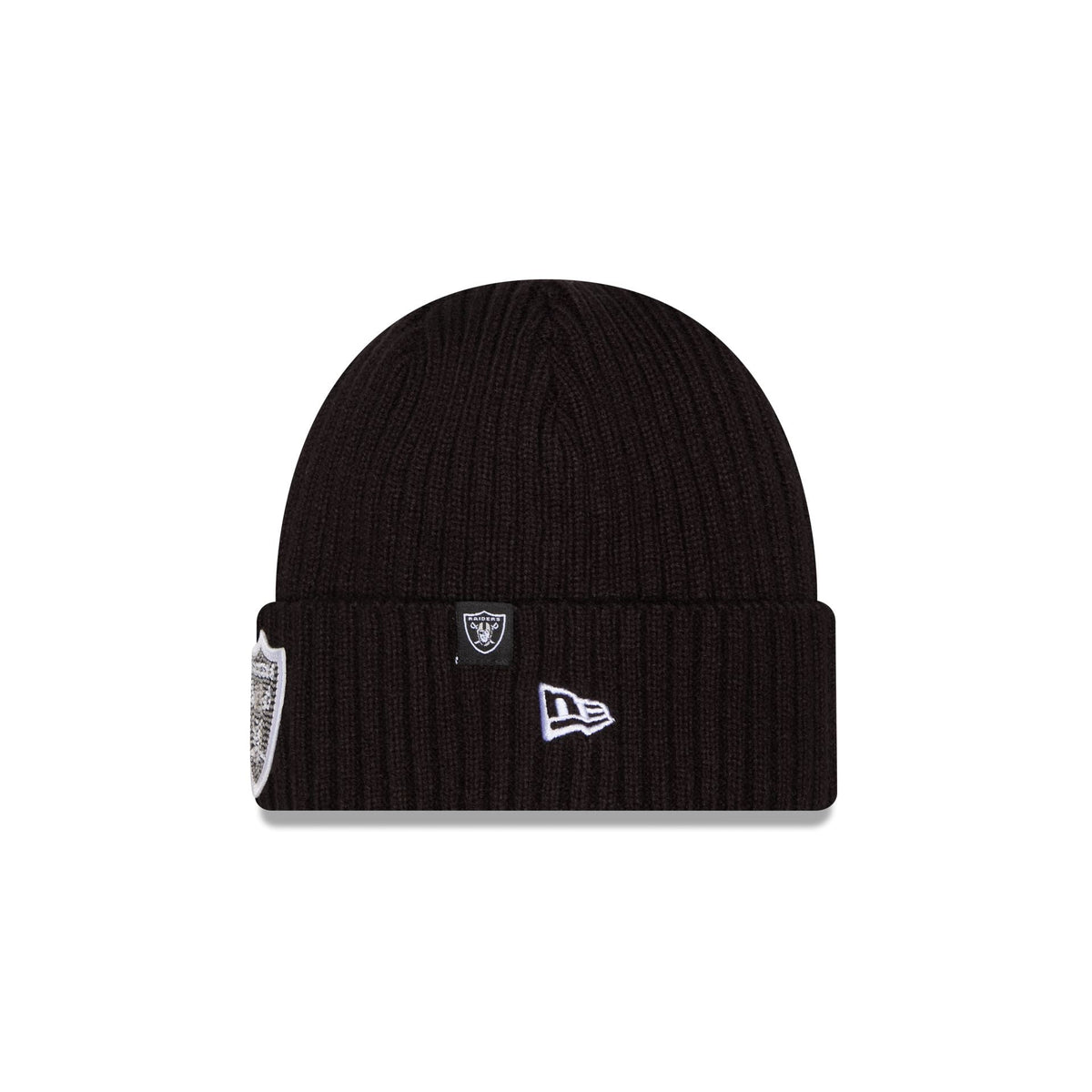 Las Vegas Raiders Rhinestone Badge Beanie Hat