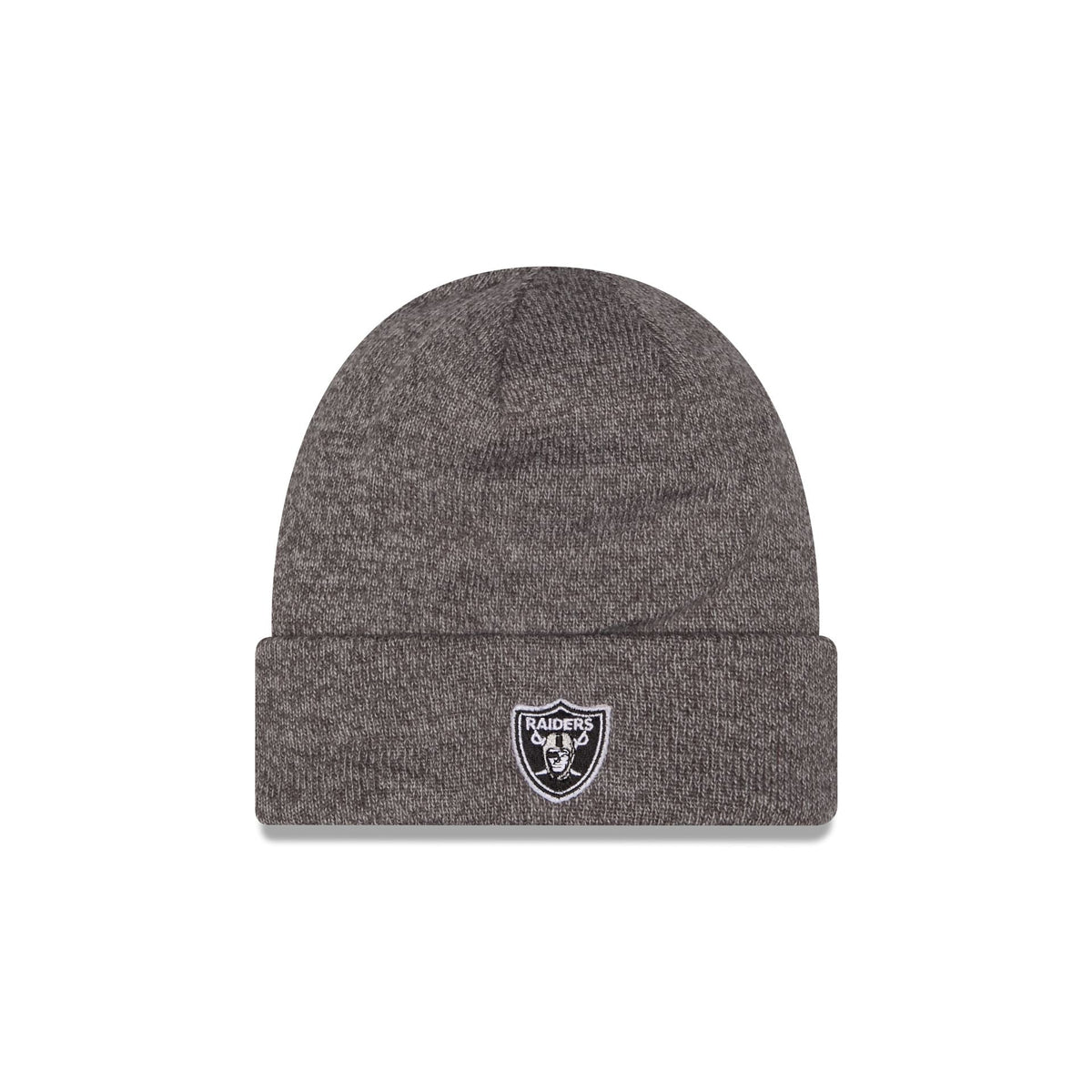 Las Vegas Raiders Heather Gray Tonal Beanie Hat