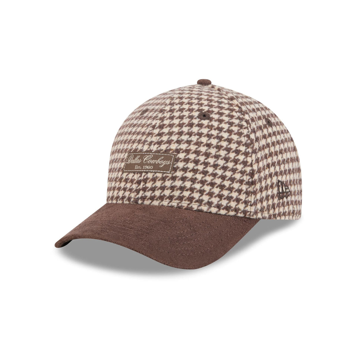 Dallas Cowboys Brown Houndstooth Women's 9FORTY M-Crown Adjustable Hat