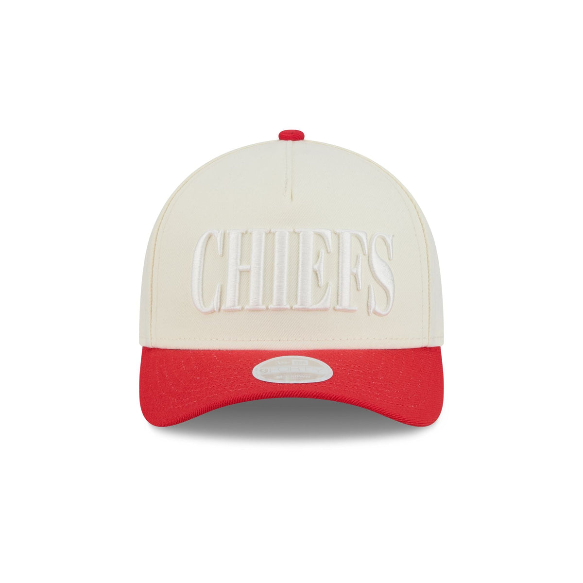 Kansas City Chiefs Two Tone Chrome Women's 9FORTY M-Crown A-Frame Snapback Hat