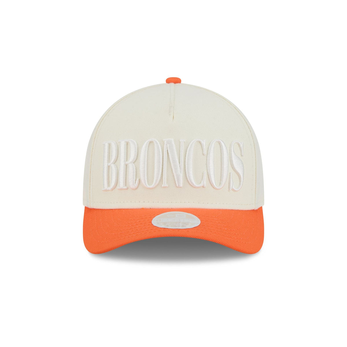 Denver Broncos Two Tone Chrome Women's 9FORTY M-Crown A-Frame Snapback Hat