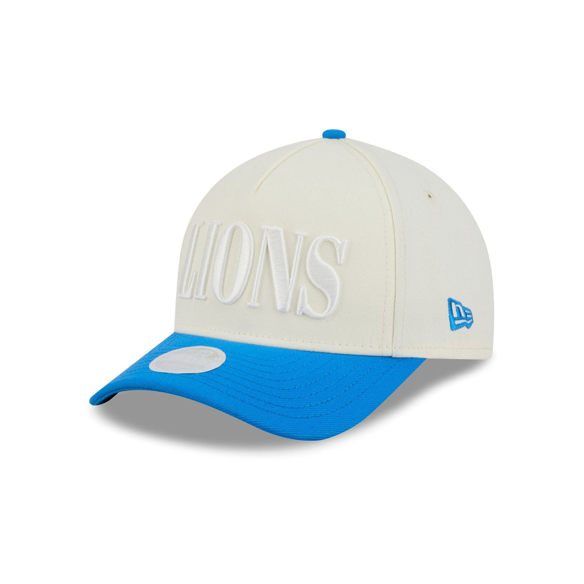Detroit Lions Two Tone Chrome Women's 9FORTY M-Crown A-Frame Snapback Hat