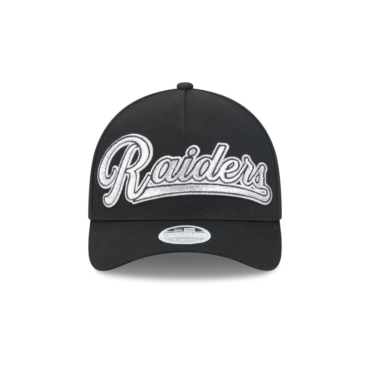 Las Vegas Raiders Glitz Women's 9FORTY M-Crown A-Frame Snapback Hat