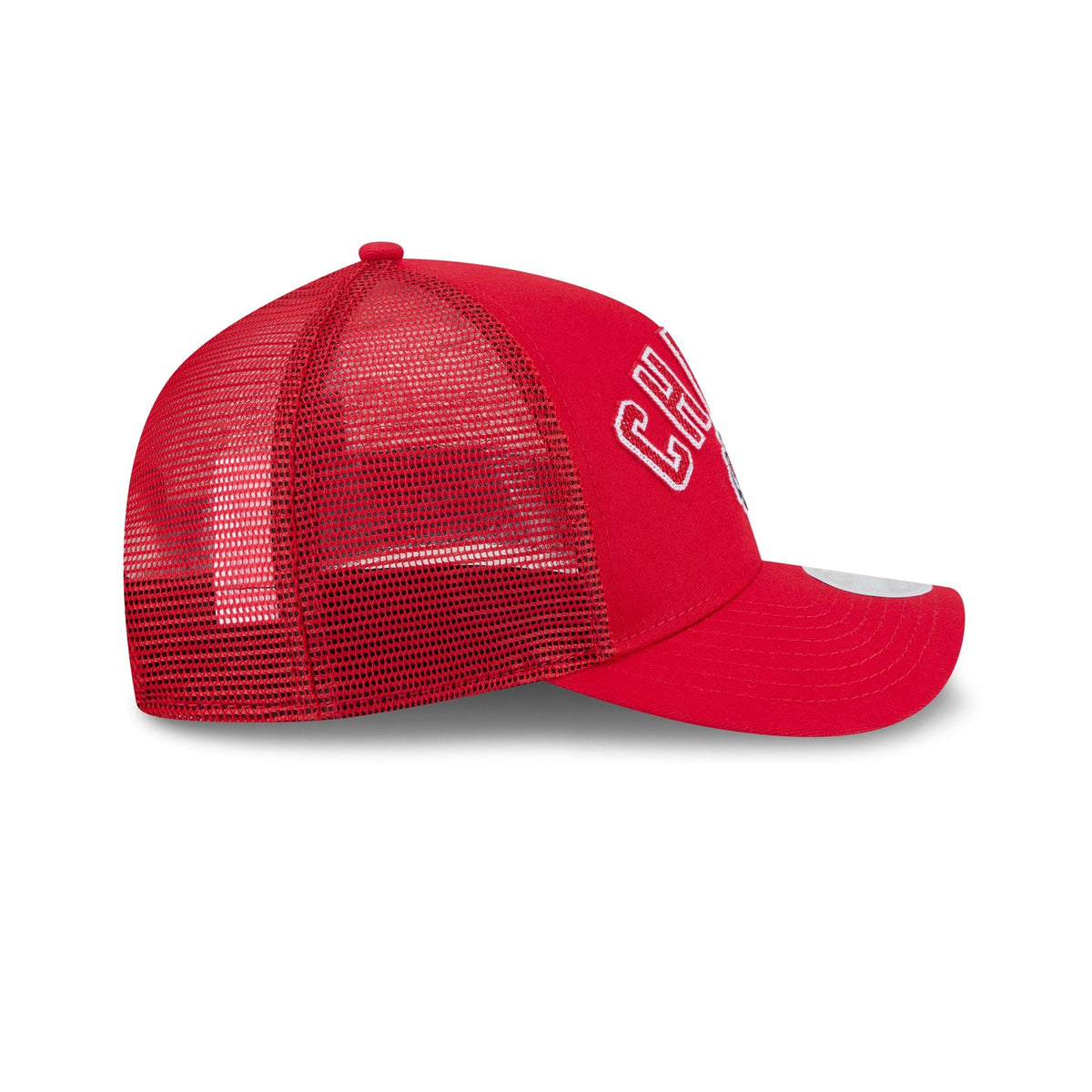 Kansas City Chiefs Sequin Wordmark Women's 9FORTY M-Crown A-Frame Trucker Hat