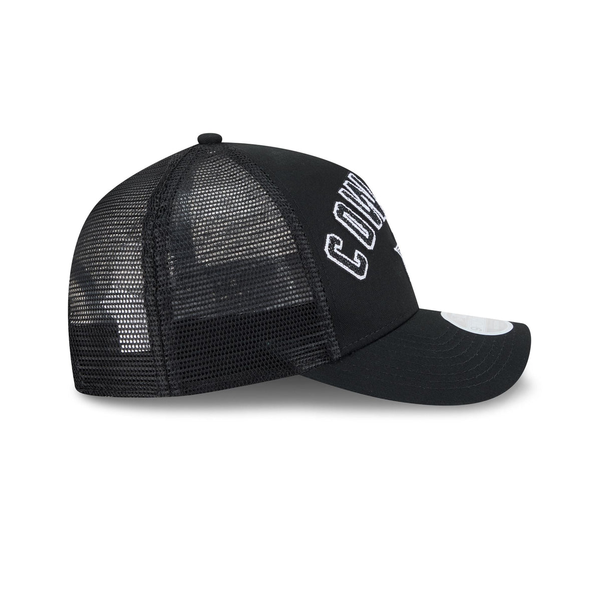 Dallas Cowboys Sequin Wordmark Women's 9FORTY M-Crown A-Frame Trucker Hat