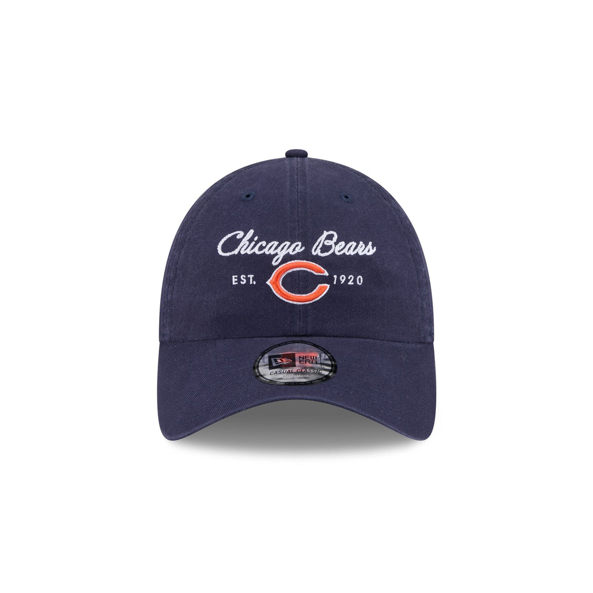 Chicago Bears Script Wordmark Casual Classic Adjustable Hat