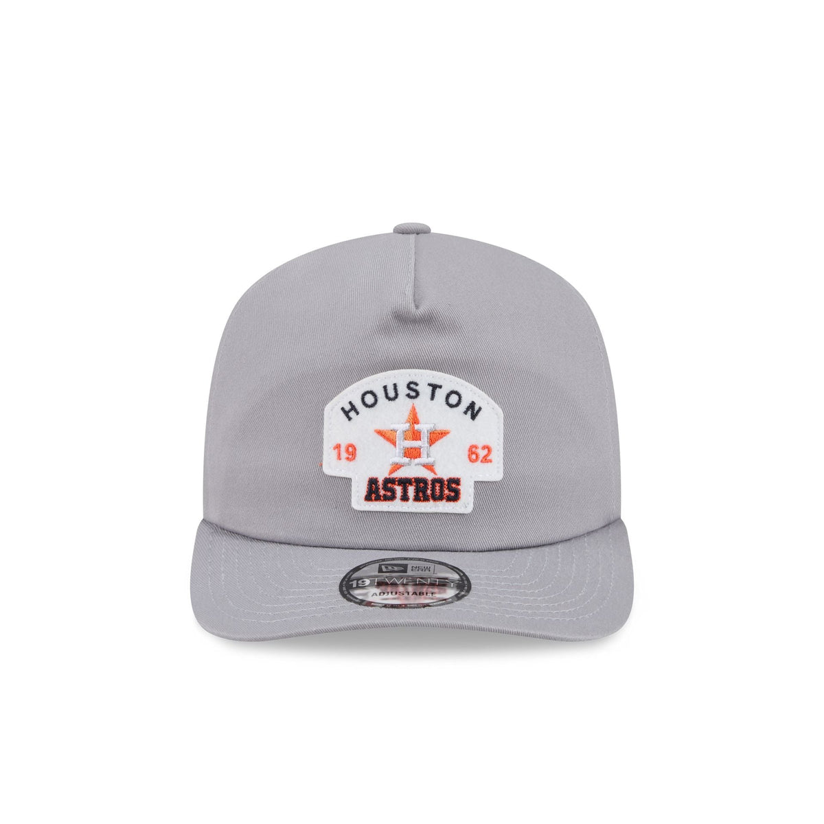 Houston Astros Felt Patch Gray 19TWENTY Snapback Hat