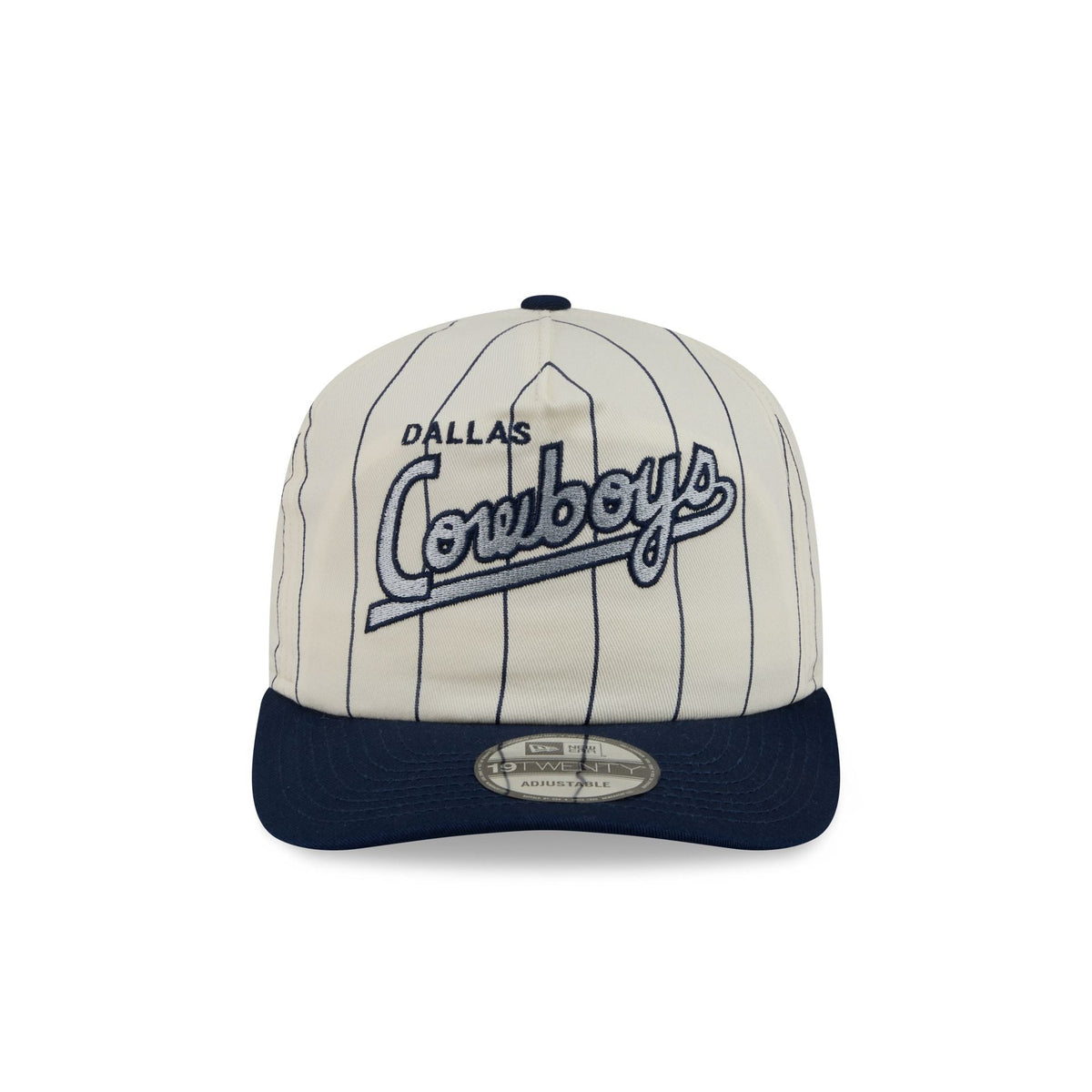 Dallas Cowboys Chrome White Pinstripe 19TWENTY Snapback Hat