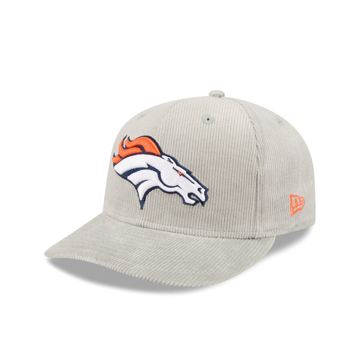 Denver Broncos Light Gray Corduroy 59FIFTY Fitted Hat