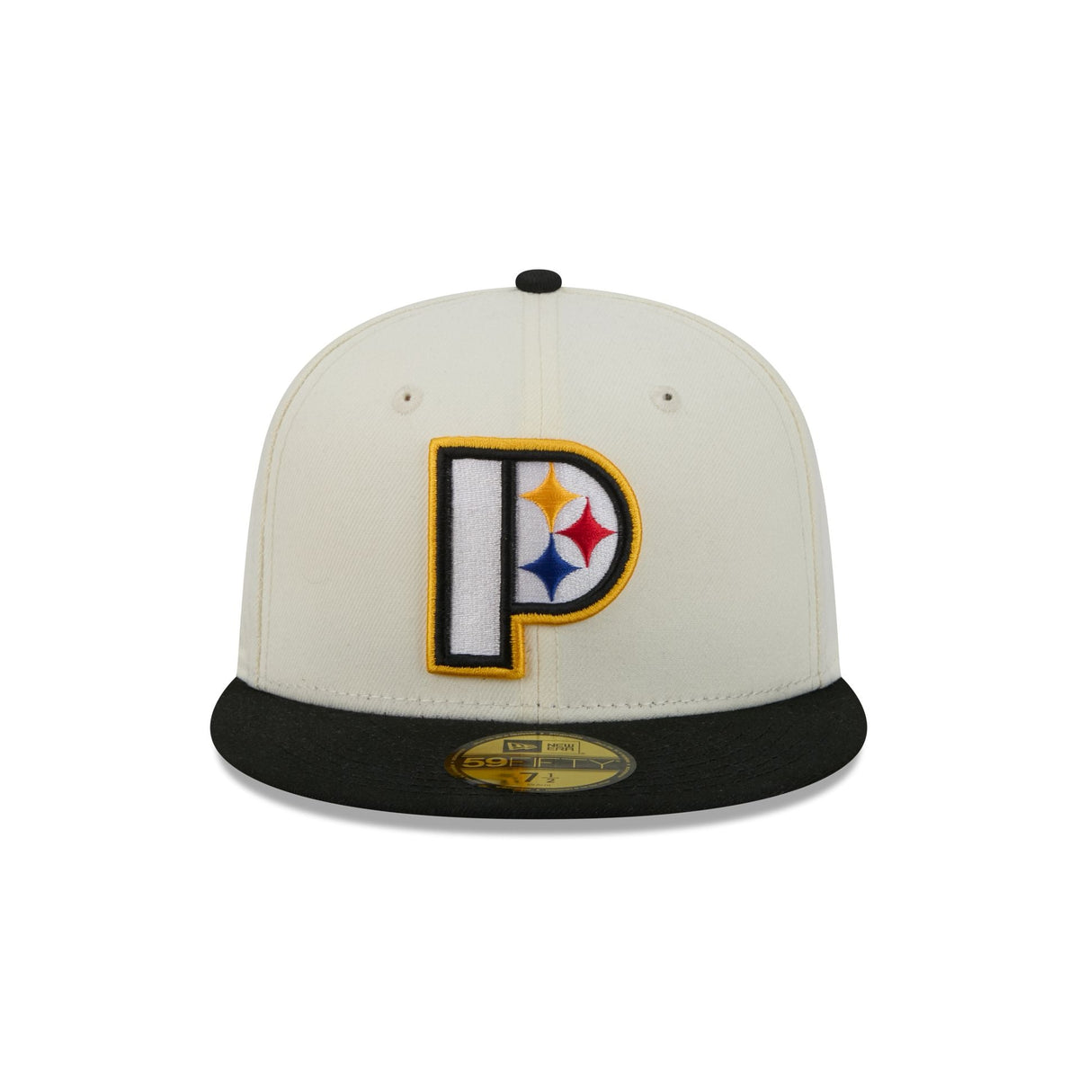 Pittsburgh Steelers Deceptor Chrome White 59FIFTY Fitted Hat