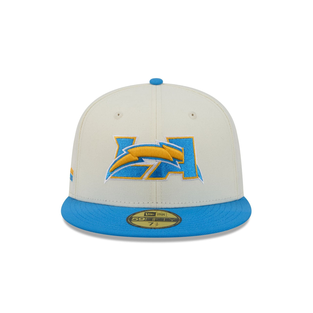 Los Angeles Chargers Deceptor Chrome White 59FIFTY Fitted Hat