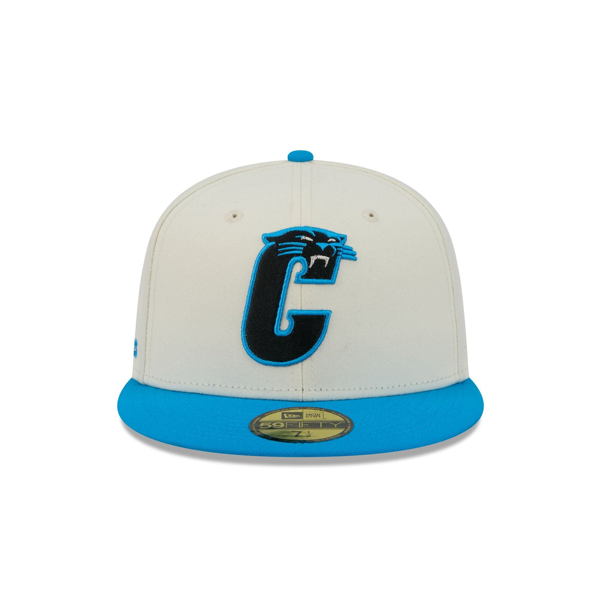 Carolina Panthers Deceptor Chrome White 59FIFTY Fitted Hat