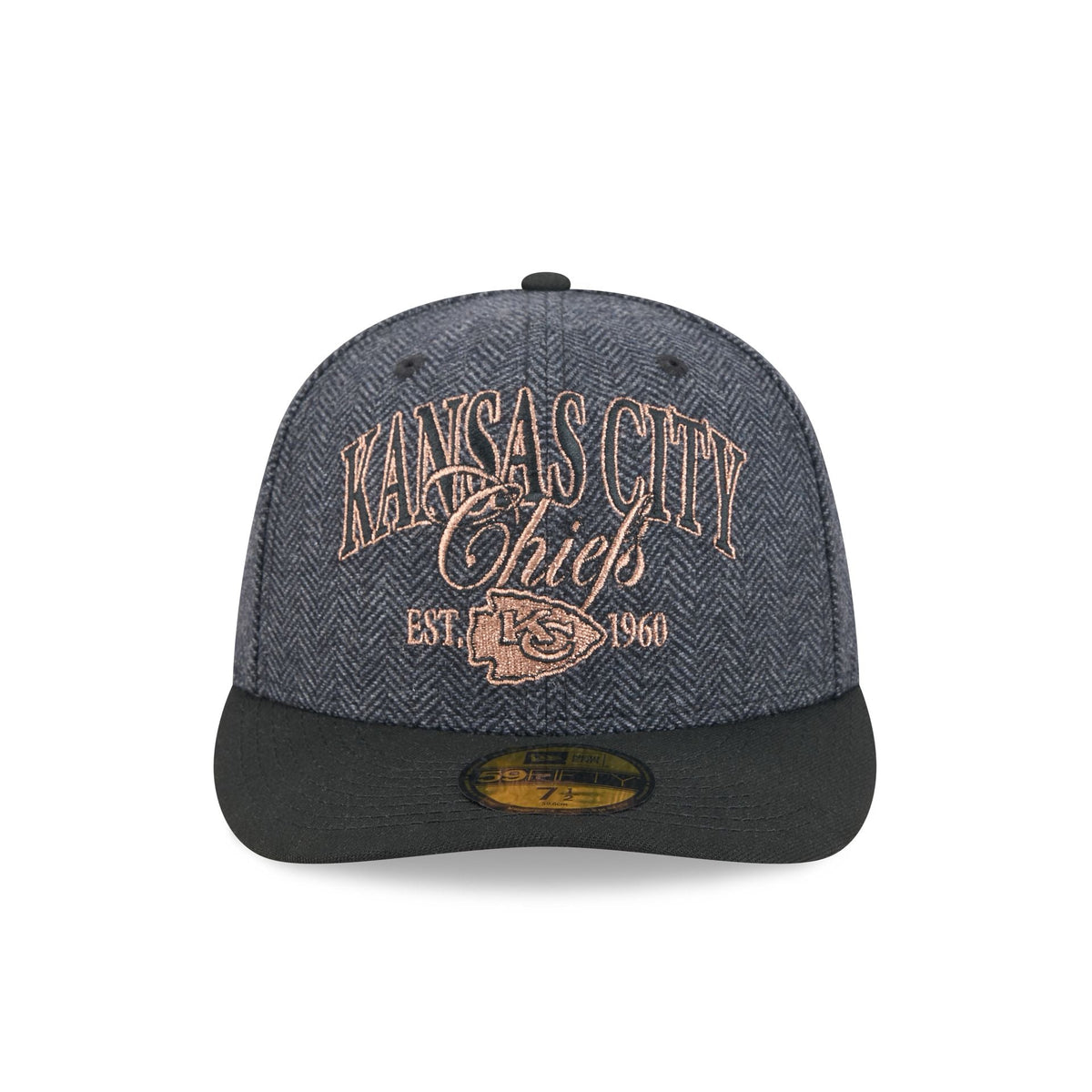 Kansas City Chiefs Black Faux Wool 59FIFTY Fitted Hat
