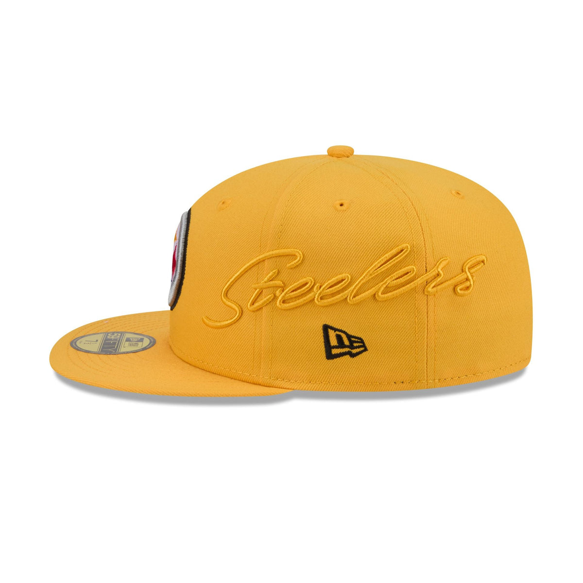 Pittsburgh Steelers Side Script 59FIFTY Fitted Hat
