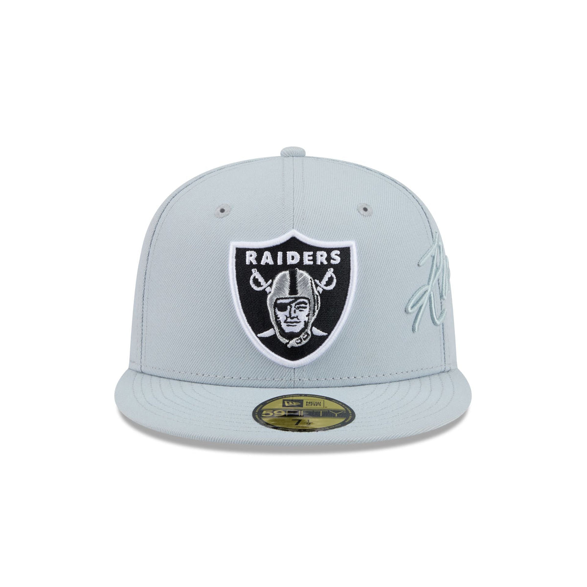 Las Vegas Raiders Side Script 59FIFTY Fitted Hat