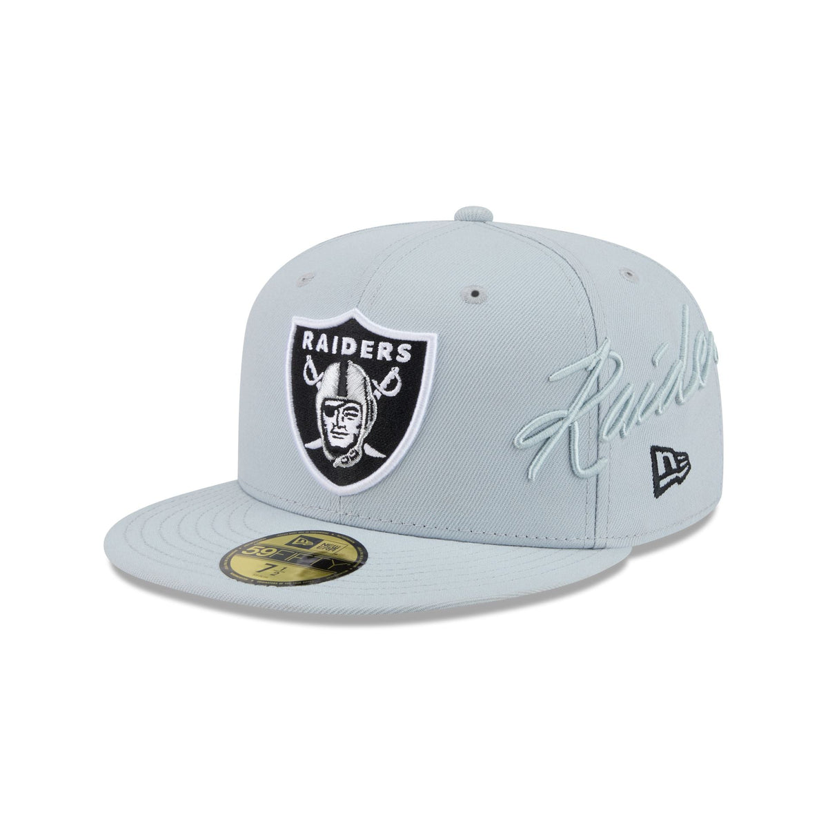 Las Vegas Raiders Side Script 59FIFTY Fitted Hat