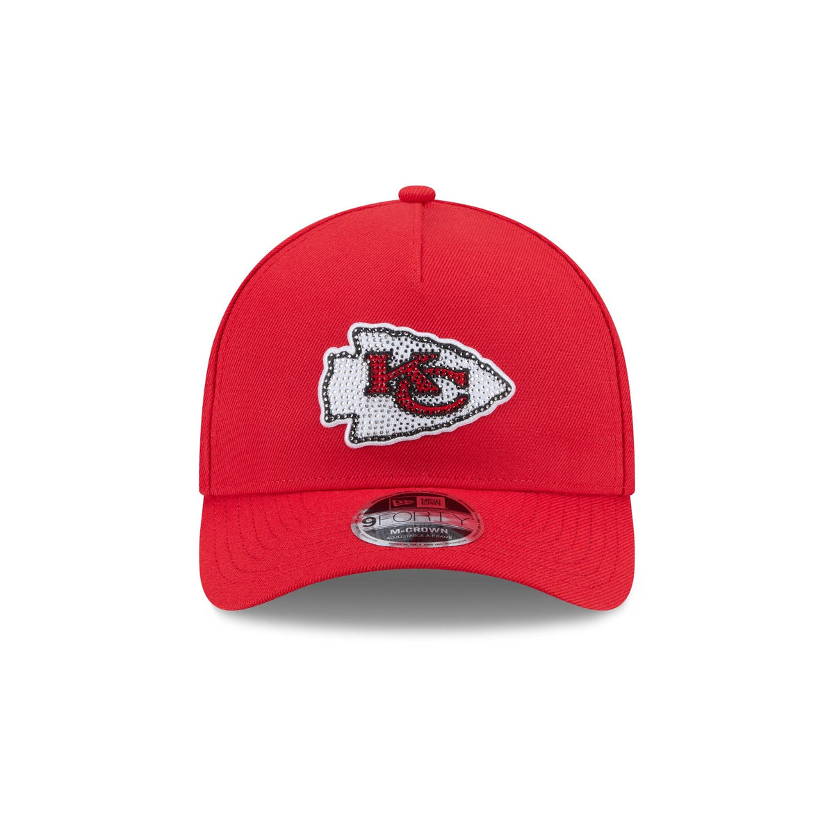 Kansas City Chiefs Rhinestone Patch 9FORTY M-Crown A-Frame Snapback Hat