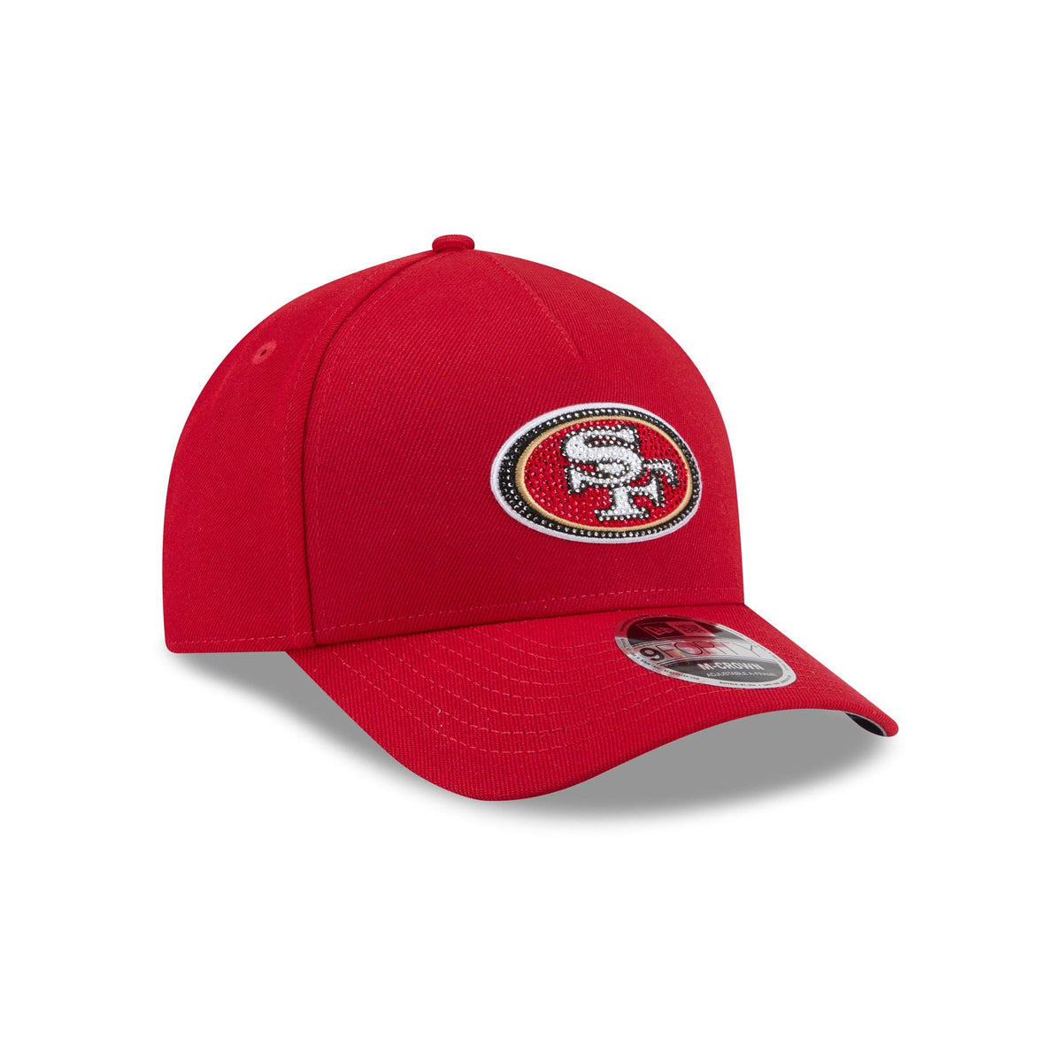 San Francisco 49ers Rhinestone Patch 9FORTY M-Crown A-Frame Snapback Hat
