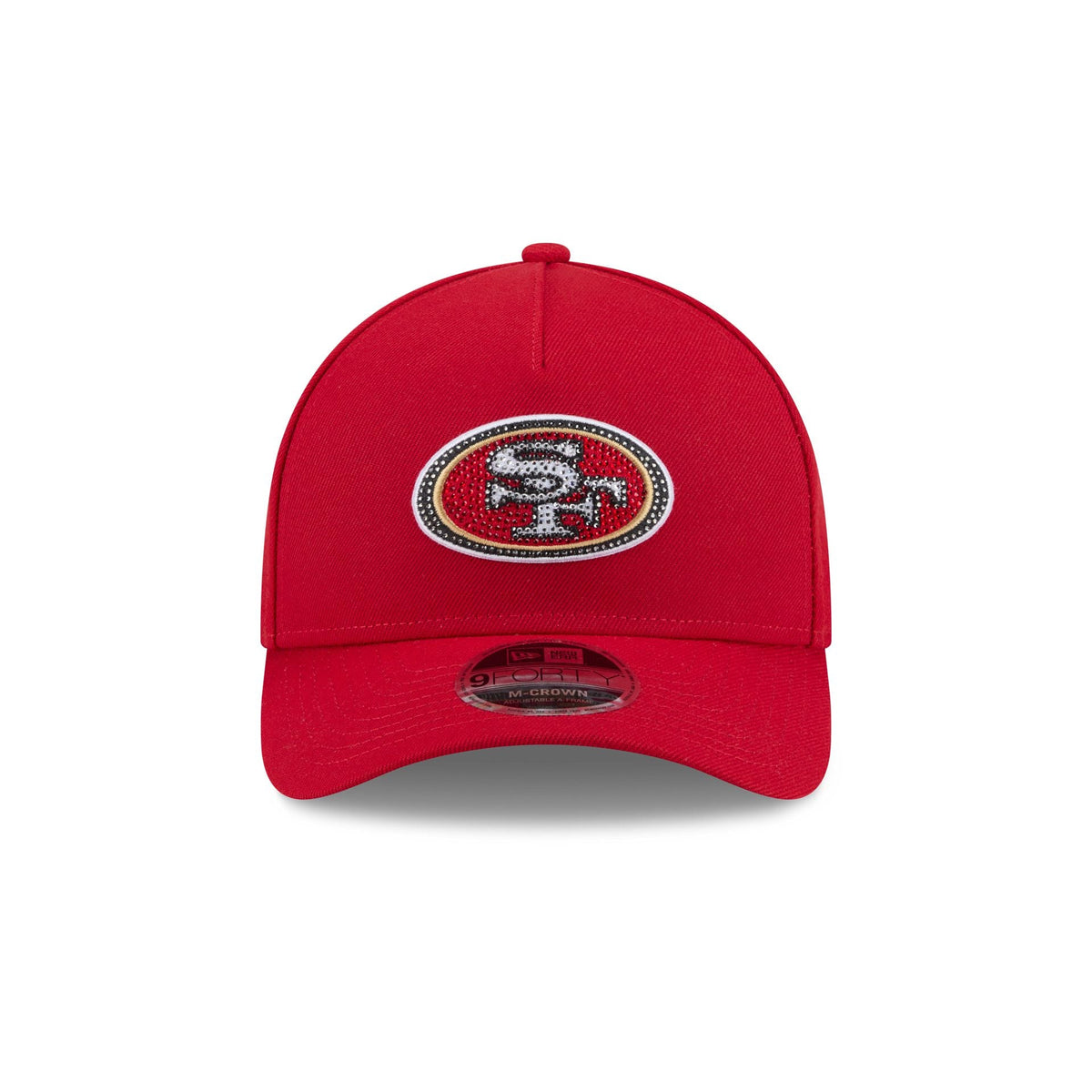 San Francisco 49ers Rhinestone Patch 9FORTY M-Crown A-Frame Snapback Hat
