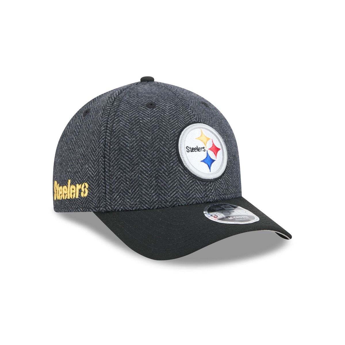 Pittsburgh Steelers Faux Wool 9FORTY M-Crown Snapback Hat