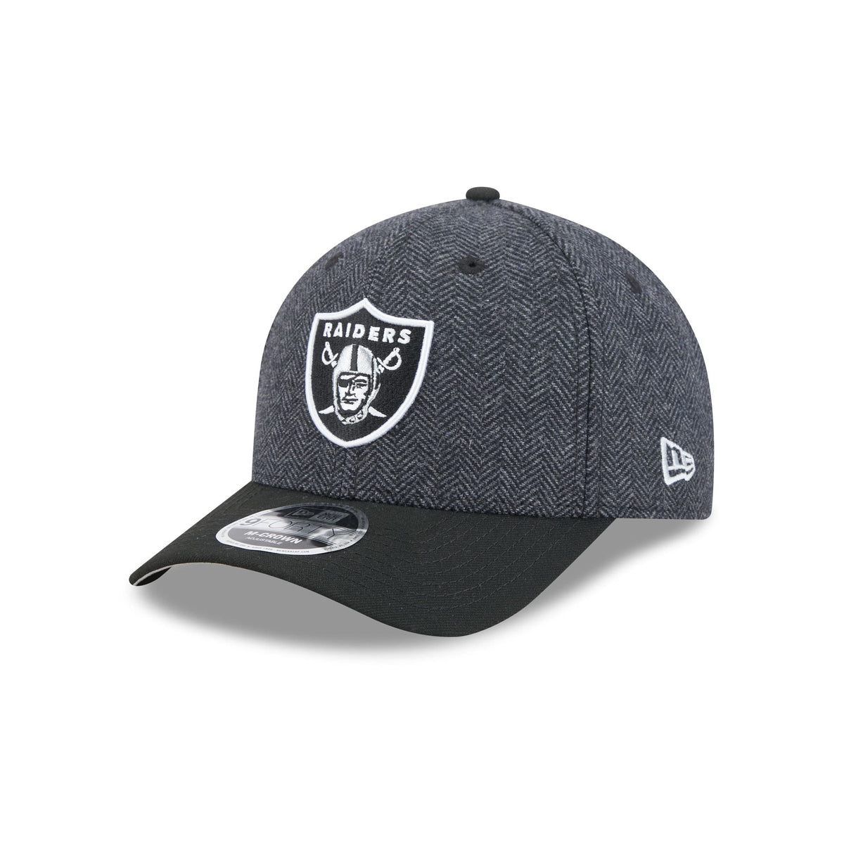 Las Vegas Raiders Faux Wool 9FORTY M-Crown Snapback Hat