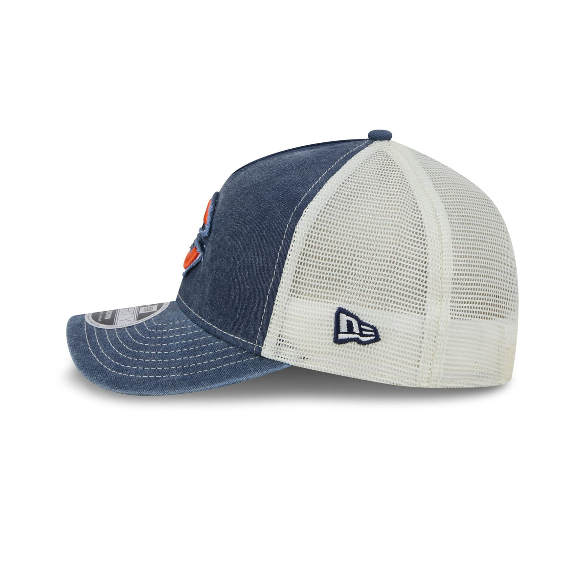 Chicago Bears Frayed Logo 9FORTY M-Crown A-Frame Trucker Hat