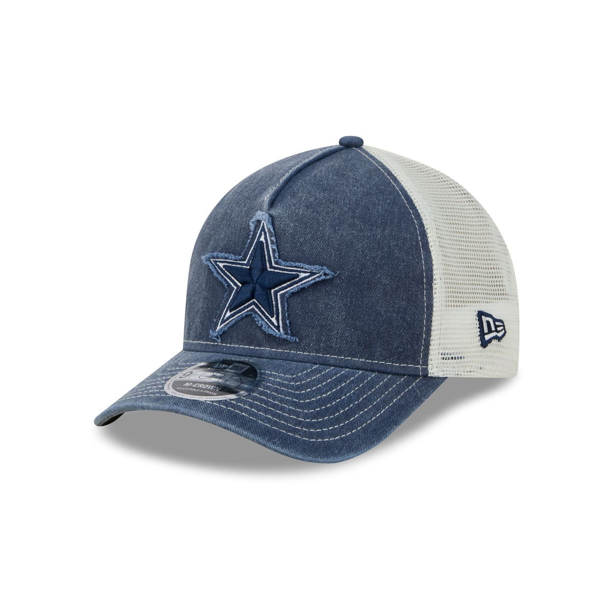 Dallas Cowboys Frayed Logo 9FORTY M-Crown A-Frame Trucker Hat