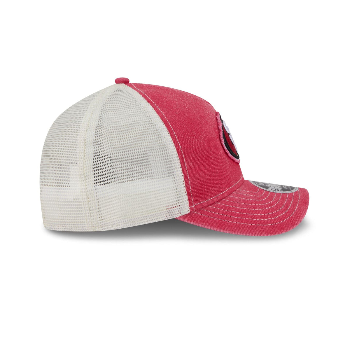 San Francisco 49ers Frayed Logo 9FORTY M-Crown A-Frame Trucker Hat