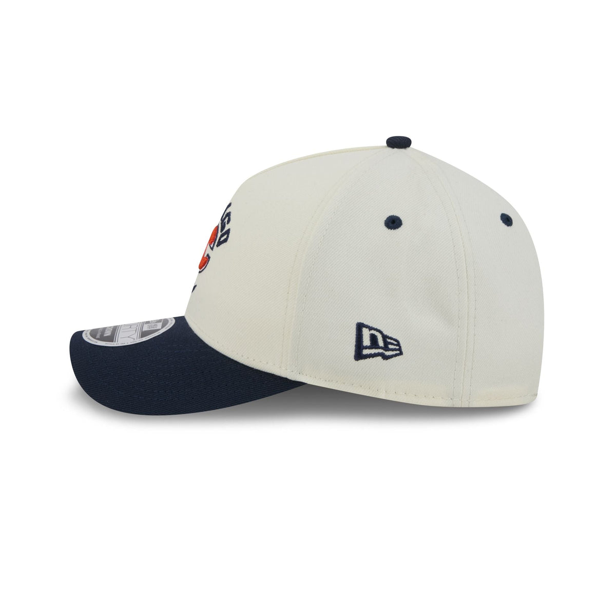 Chicago Bears Arched Graphic Chrome White 9FORTY M-Crown A-Frame Snapback Hat
