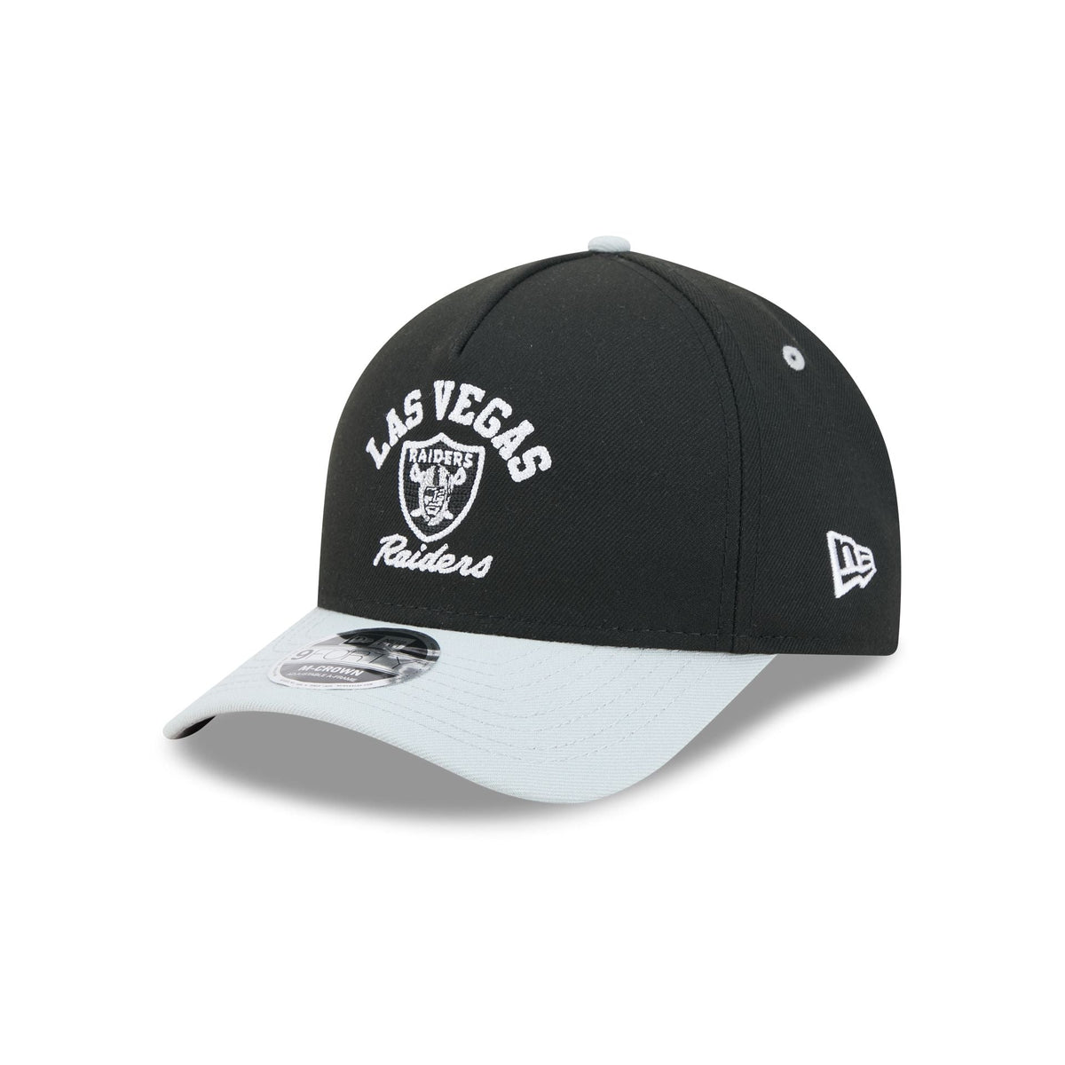 Las Vegas Raiders Arched Graphic 9FORTY M-Crown A-Frame Snapback Hat