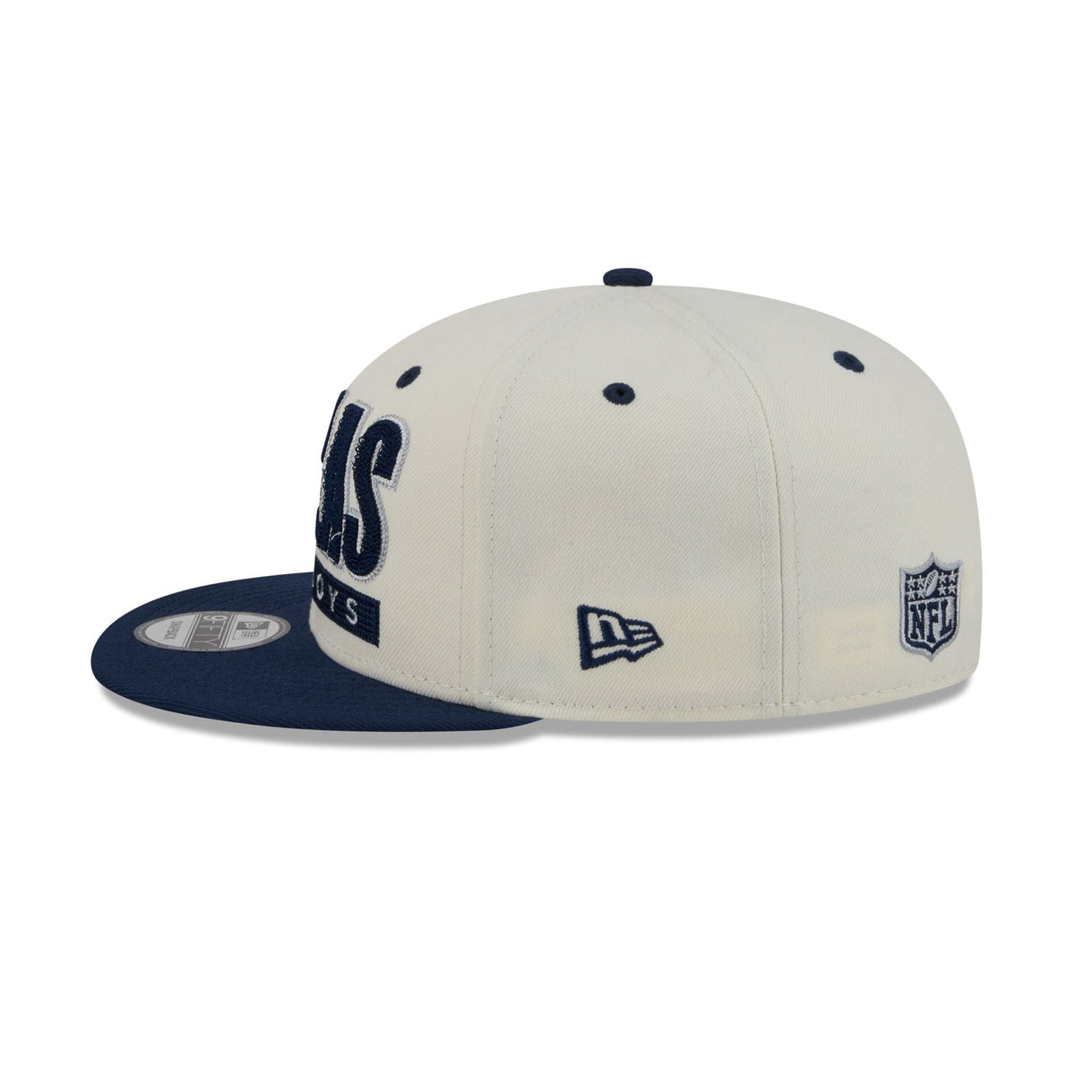 Dallas Cowboys Classic Stacked Chrome 9FIFTY Snapback Hat