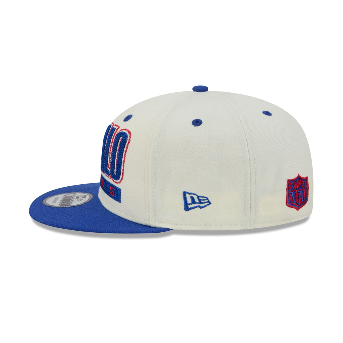 Buffalo Bills Classic Stacked Chrome 9FIFTY Snapback Hat