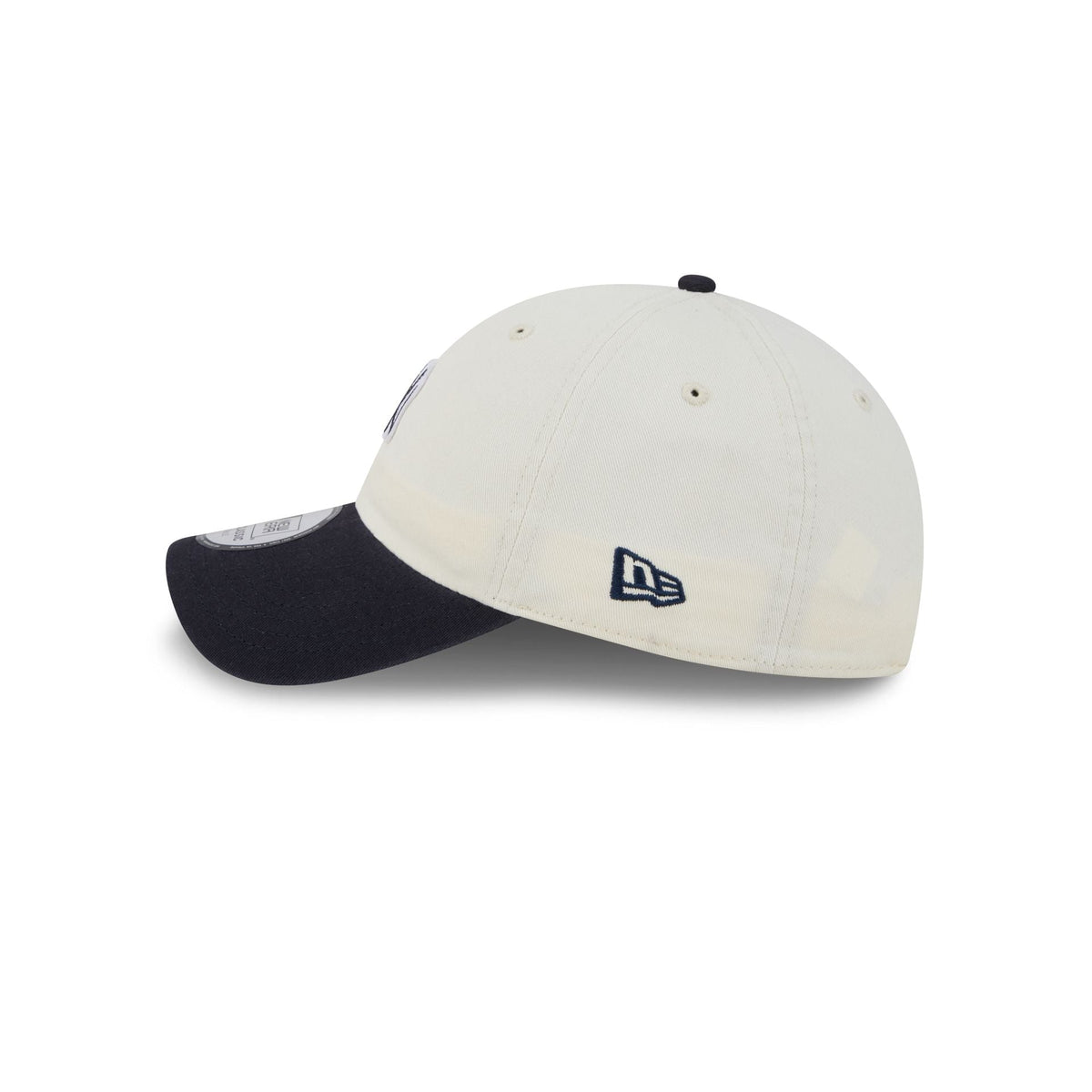 New York Yankees Mini Logo Chrome White Casual Classic Adjustable Hat
