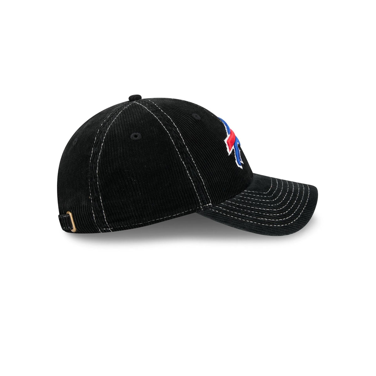 Buffalo Bills Washed Black Corduroy Casual Classic Adjustable Hat