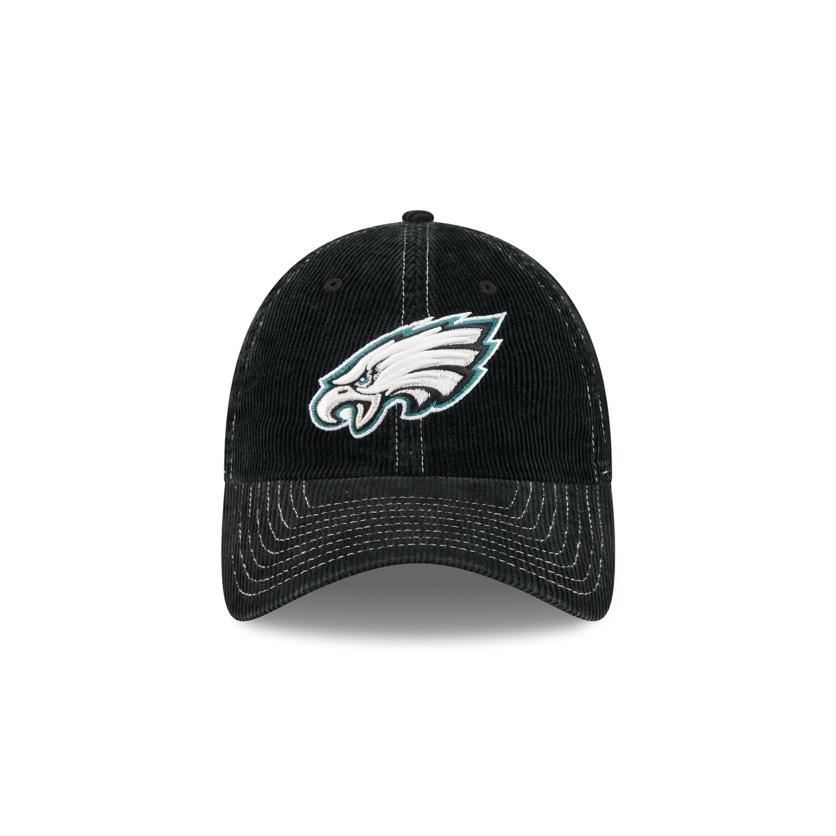 Philadelphia Eagles Washed Black Corduroy Casual Classic Adjustable Hat