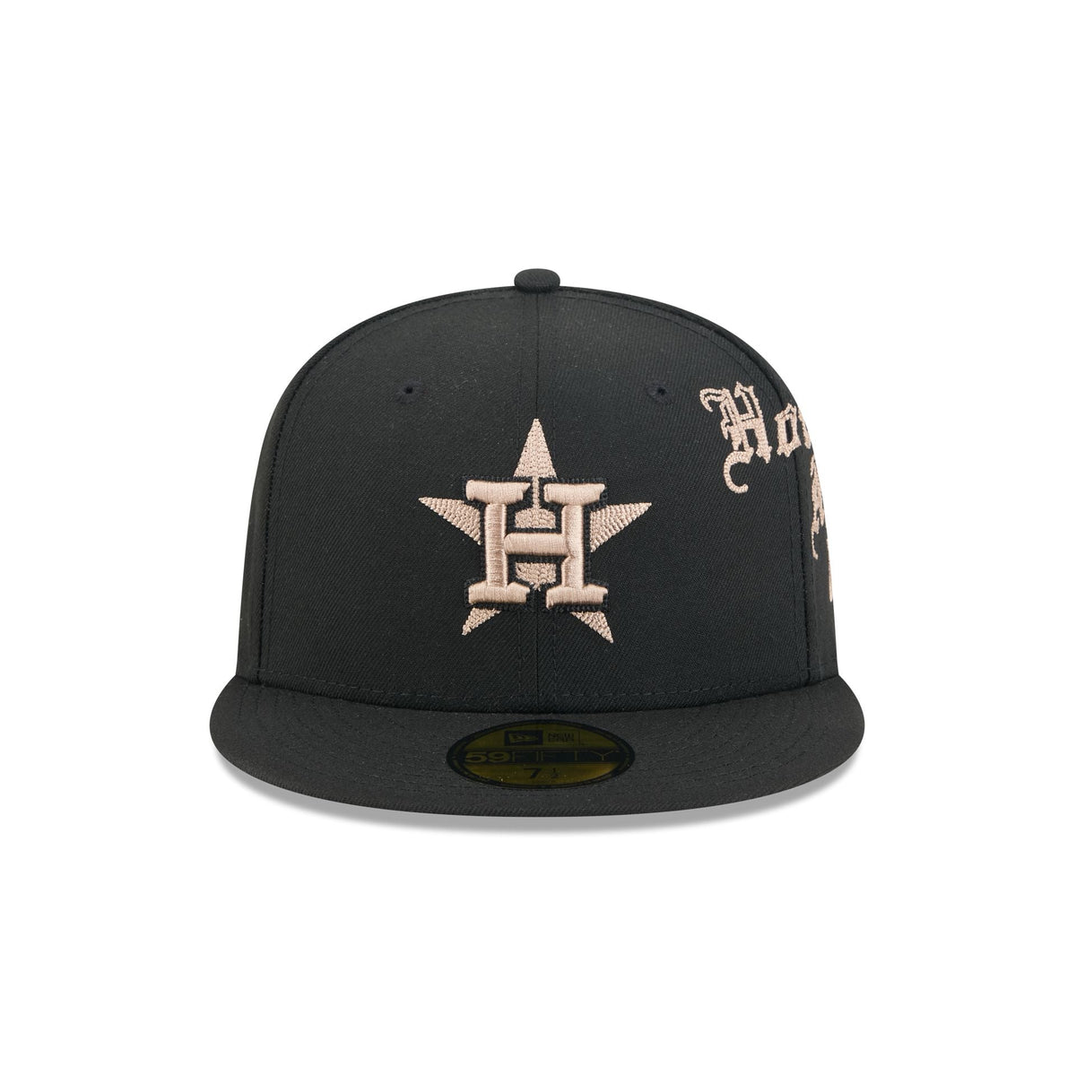 Houston Astros Gothic Lettering 59FIFTY Fitted Hat