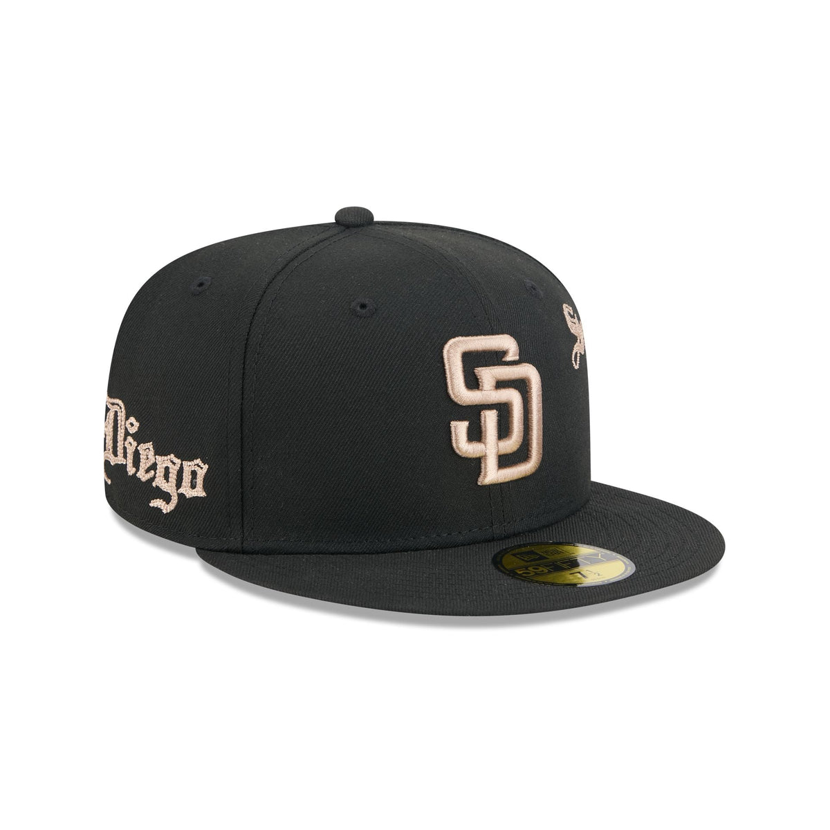 San Diego Padres Gothic Lettering 59FIFTY Fitted Hat