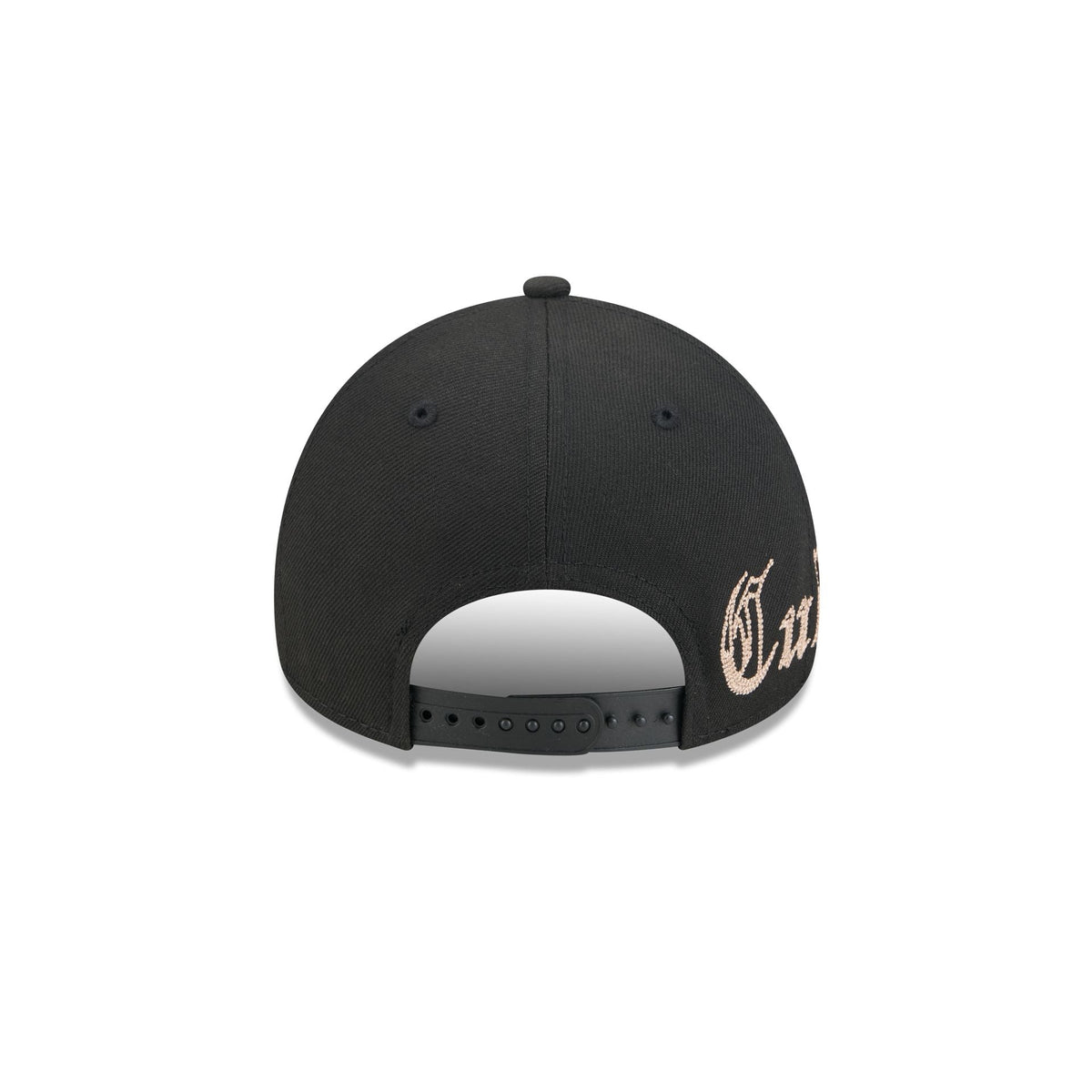 Chicago Cubs Gothic Lettering 9FORTY A-Frame Snapback Hat