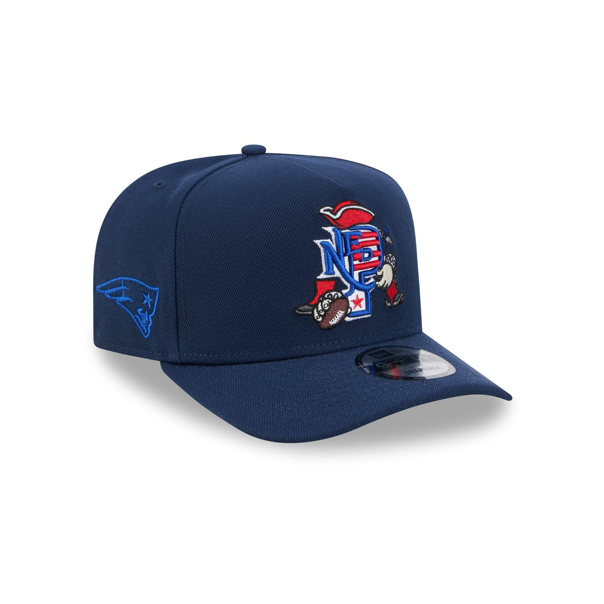 New England Patriots Cartoon 9FIFTY A-Frame Snapback Hat