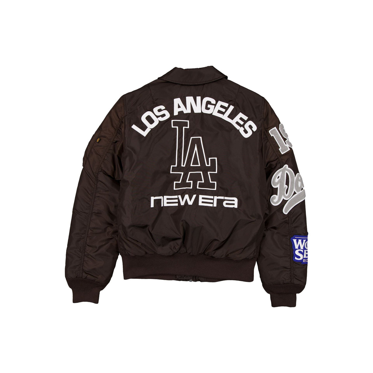 Alpha Industries x Los Angeles Dodgers Brown MA-1 Flight Jacket