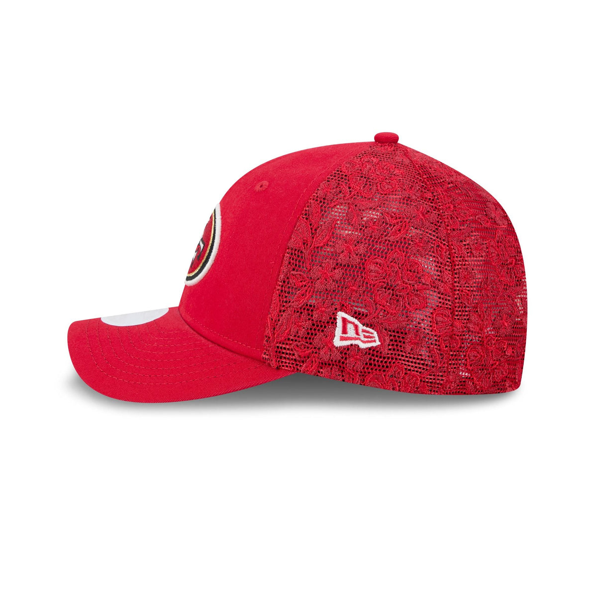 San Francisco 49ers Floral Mesh Women's 9FORTY M-Crown Trucker Hat