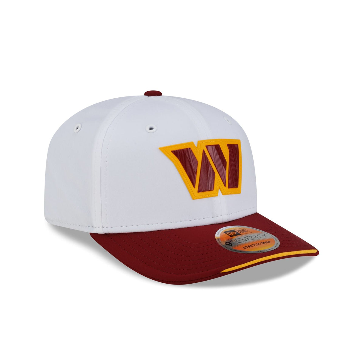 Washington Commanders 2026 Sideline White 9SEVENTY Stretch-Snap Hat