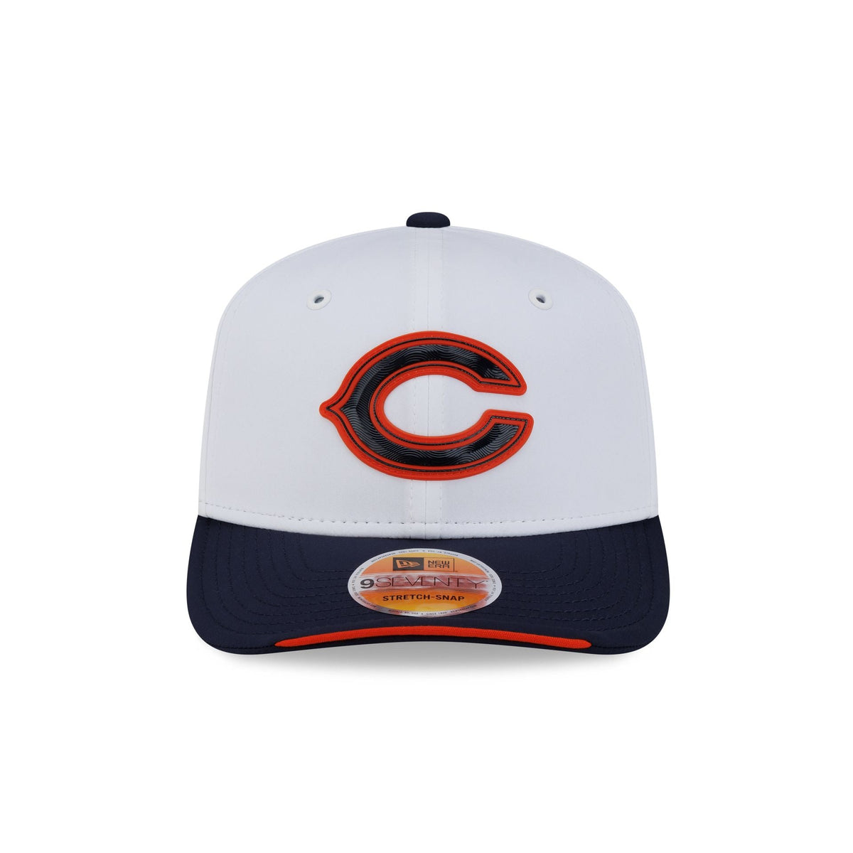 Chicago Bears 2026 Sideline White 9SEVENTY Stretch-Snap Hat
